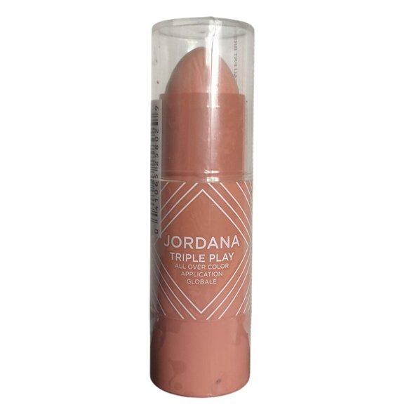 Jordana Triple Play Petal Pink All Over Color Stick 0.2 Oz Versatile Makeup - Picture 5 of 5